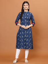 Printed Cotton Blend Kurta