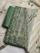 Embroidered Cotton Blend Unstitched Suit With Dupatta