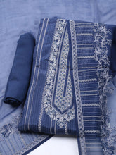 Embroidered Muslin Unstitched Suit With Dupatta