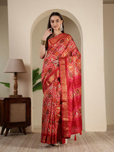 Digital Printed Art Silk Saree