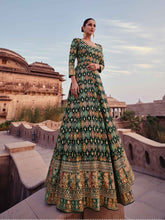 Printed Georgette Kurta With Pants & Dupatta