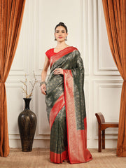 Woven Design Art Silk Saree