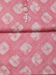 Digital Printed Cotton Blend Unstitched Suit With Dupatta