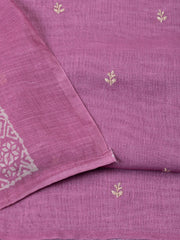 Neck Embroidered Cotton Blend Unstitched Suit With Dupatta