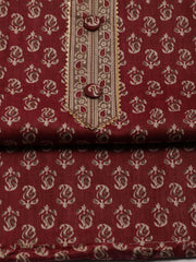 Digital Printed Cotton Blend Unstitched Suit With Dupatta