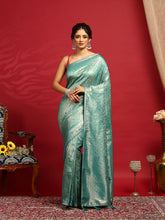 Woven Design Satin Saree
