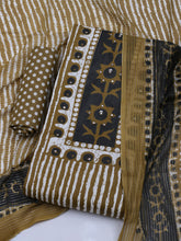 Printed Cotton Blend Unstitched Suit With Dupatta