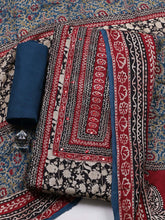 Printed Muslin Unstitched Suit With Pant & Dupatta