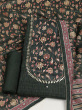 Embroidered Tussar Unstitched Suit With Dupatta