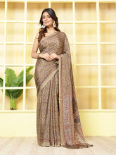 Digital Printed Crepe Saree