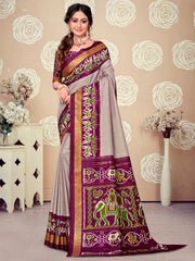 Printed Art Silk Saree
