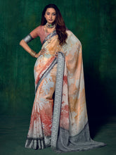 Printed Georgette Saree