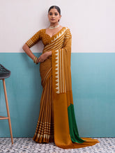 Printed Satin Saree