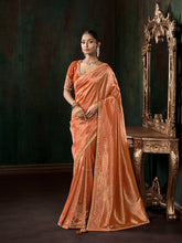 Embroidered Cotton Blend Saree