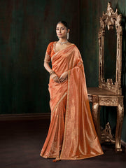 Embroidered Cotton Blend Saree