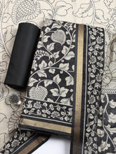 Printed Cotton Blend Unstitched Suit With Pant & Dupatta