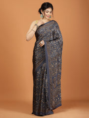 Digital Printed Crepe Woven Saree