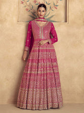 Embroidered Georgette Suit With Pant & Dupatta