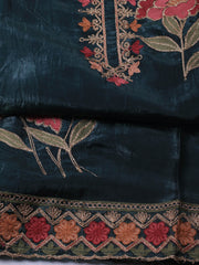 Neck Embroidery Tissue Unstitched Suit With Dupatta