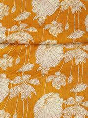 Printed Cotton Blend Unstitched Suit With Dupatta