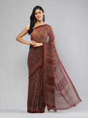 Digital Printed Georgette Saree