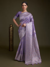 Zari Jaal Woven Art Silk Saree