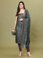 Digital Printed Pashmina Unstitched Suit Piece With Dupatta
