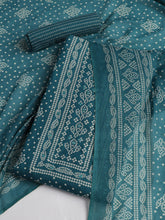 Printed Cotton Blend Unstitched Suit With Dupatta