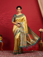 Embroidered Dola Silk Saree