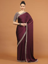 Stone Work Art Chiffon Saree