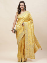 Cutdana Embroidery Banarasi Saree