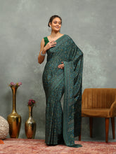 Digital Printed Crepe Saree