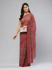 Digital Printed Georgette Saree