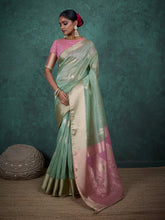 Woven Border Art silk Saree