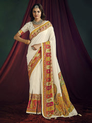Plain Art Silk Saree