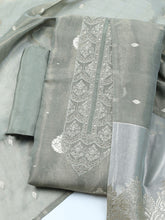 Embroidered Tissue Unstitched Suit With Dupatta