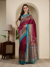 Digital Printed Art Silk Saree