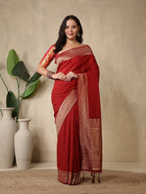 Woven Design Tussar Silk Saree