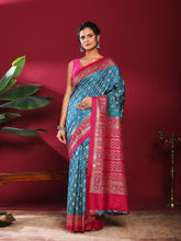 Digital Print Art Silk Saree