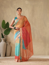 Printed Tussar Saree