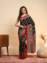 Digital Printed Art Silk Saree