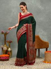 Embroidered Art Silk Saree