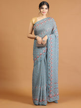 Digital Printed Georgette Saree