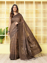 Resham Booti Woven Cotton Saree