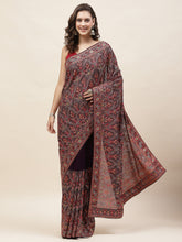 Resham Jaal Embroidery Georgette Saree