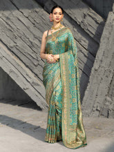 Embroidered Dola Silk Saree