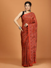 Digital Printed Crepe Woven Saree