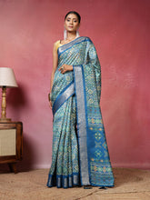 Printed Art-Tusser Saree