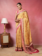 Digital Printed Art Silk Saree