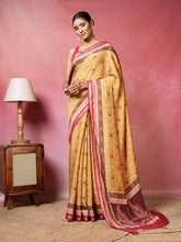 Digital Printed Art Silk Saree